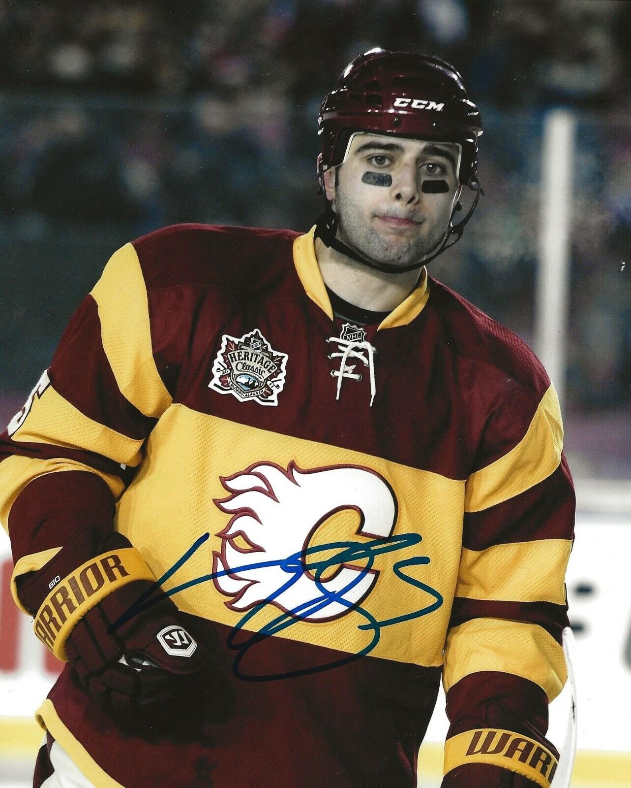 Mark Giordano signed Calgary Flames Heritage Classic 8x10 Photo Poster painting autographed