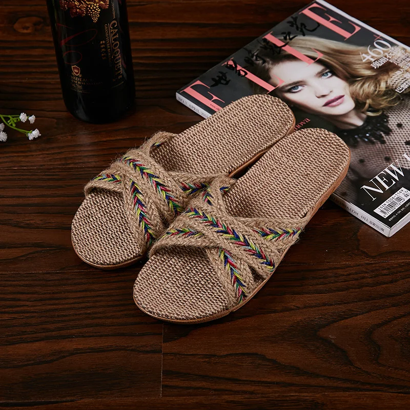 Unisex Beach Woven Slippers-inspireuse