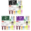 Fishing Lures Kit with Jig Heads Hooks Soft Worm Bait Lures for Bass Pike Crank