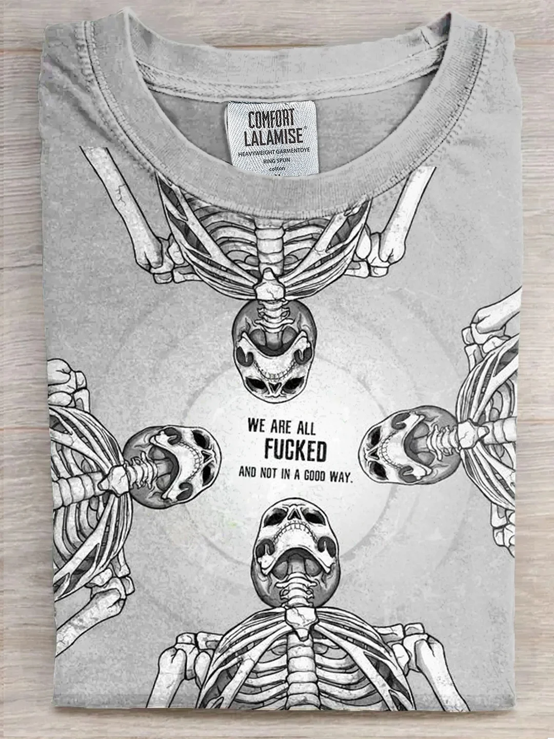 Eagerlys We Are All Fucked Art Print T-shirt Eagerlys