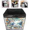 (US Local)DIY Diamond Painting Storage Box Canvas Organizer Box Diamond Painting Kit (F)