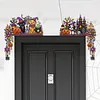 2pcs DIY Diamond Painting Halloween Door Corner Frame Wood Decor(Halloween Dog)