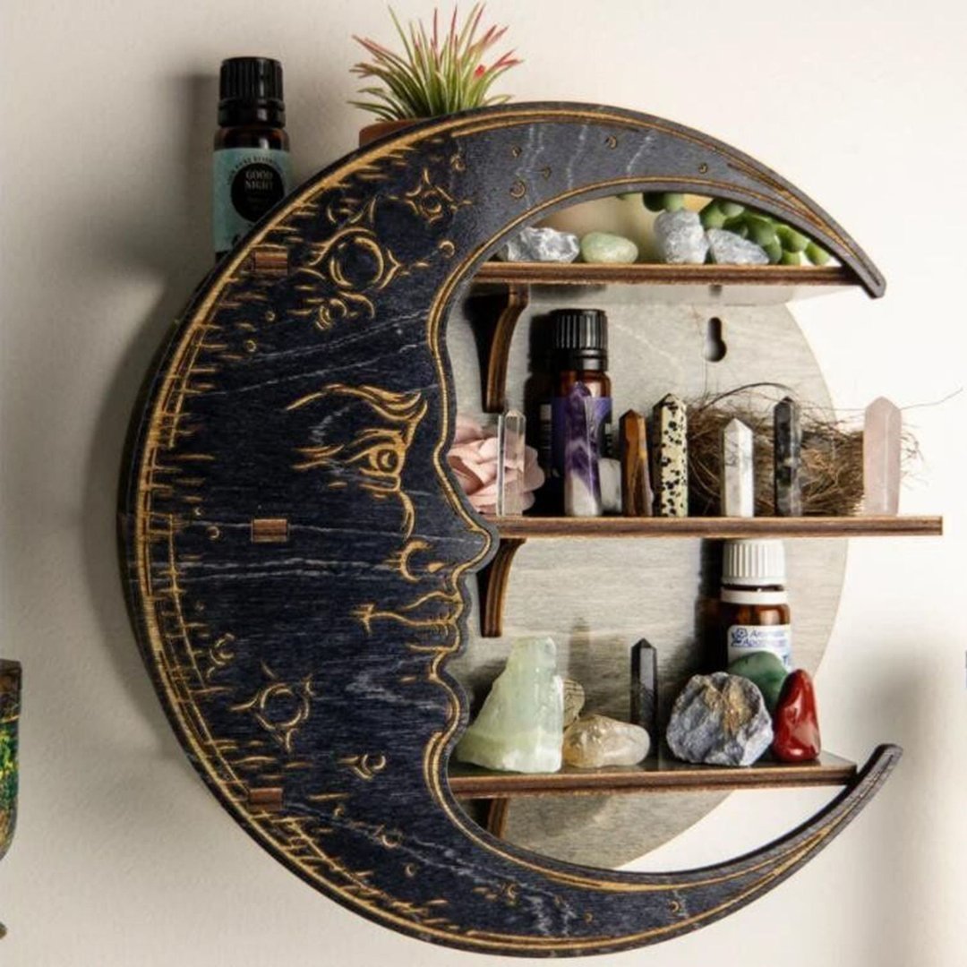 Multi-color Moon Shelf