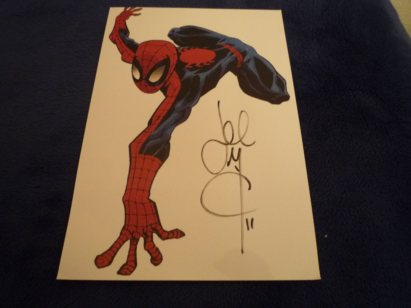 JOHN MCCREA signed autograph In Person Spiderman 8x12 (20x30cm) DC COMIC ARTIST