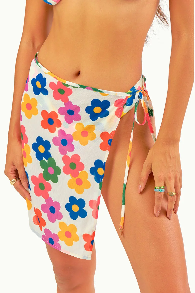 Lily Wrap Skirt / Daisy Blooms FINAL SALE