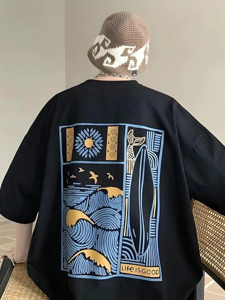 Brownm Boy Summer Time Tee