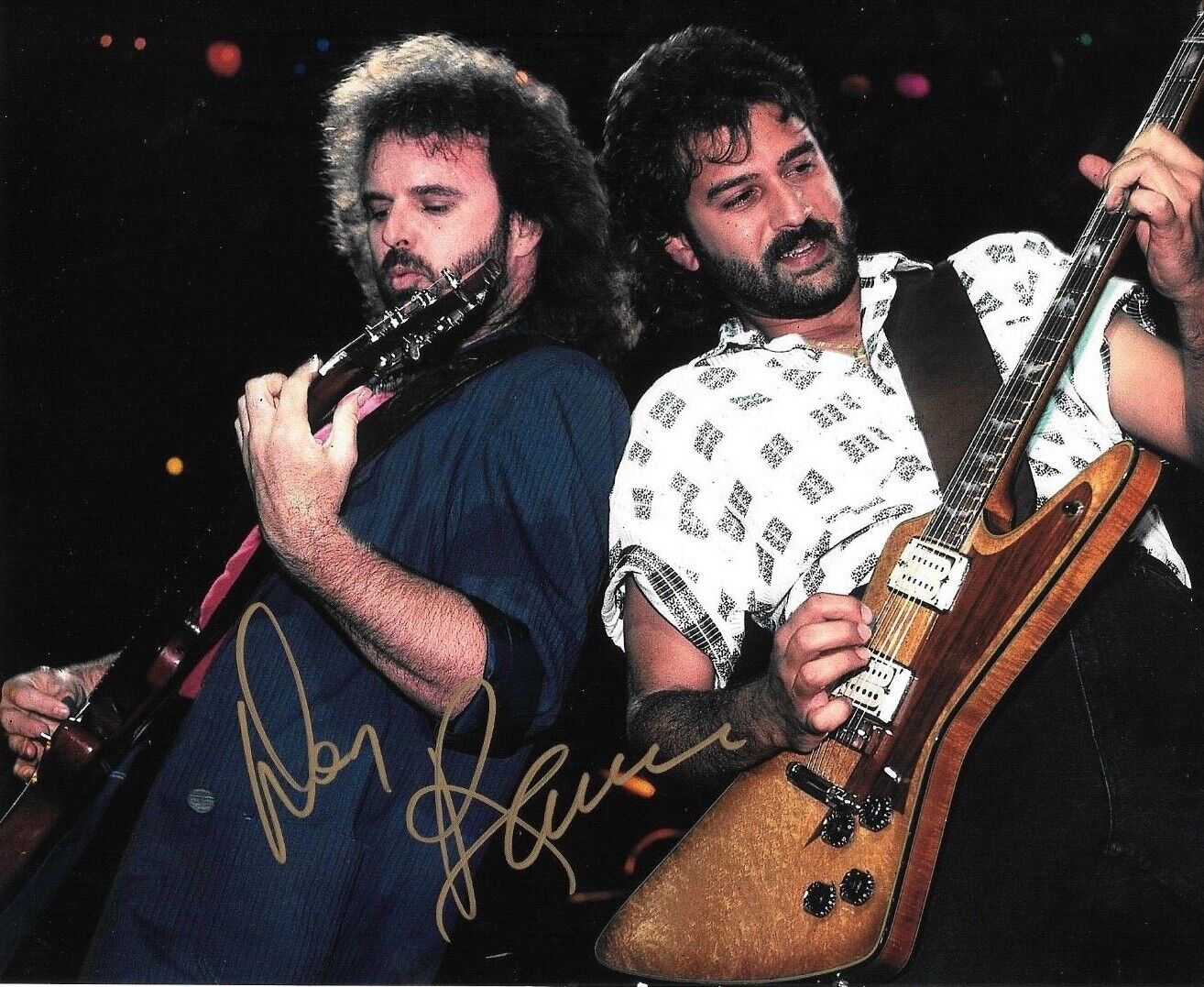 * DON BARNES * signed 8x10 Photo Poster painting * 38 SPECIAL * PROOF * 4