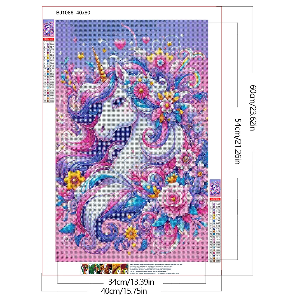 Diamond Painting - Full Round Drill - Unicorn(Canvas|40*60cm)