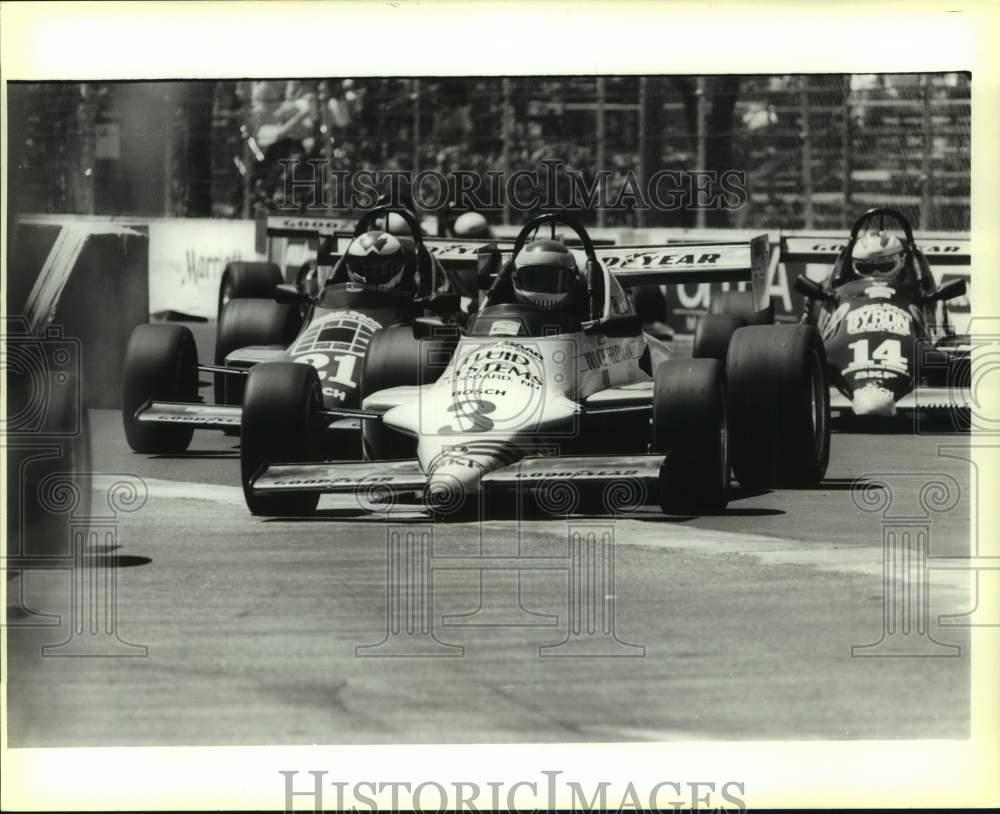 Press Photo Poster painting Nissan Grand Prix Saab winner No. 21 - sas17770