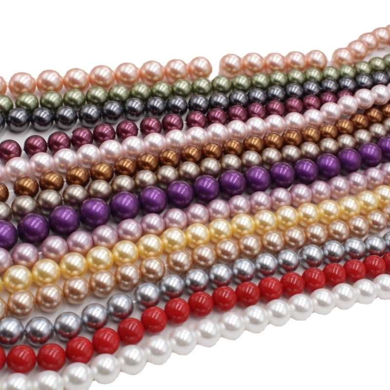 1 Piece Minimalist Round Freshwater Pearl Jewelry Accessories