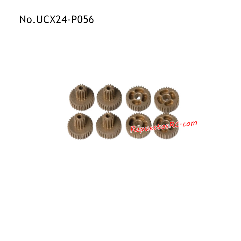 UDIRC UCX2401 Piezas de Mejora para Coches RC Engranaje de Caja de Cambios Met&aacute;lica UCX24-P056