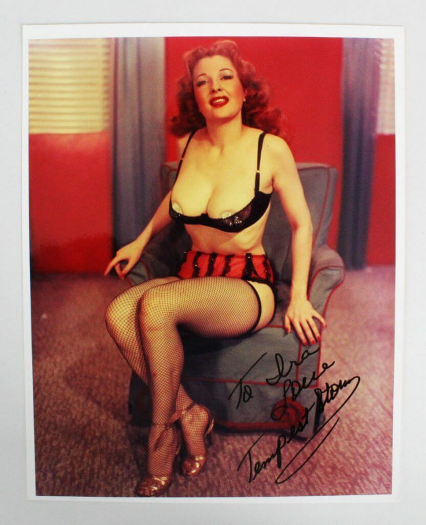 Tempest Storm Signed Photo Poster painting 8x10 – COA JSA