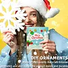 6pcs Diamond Painting Christmas Greeting Card Kits with Envelopes for Family Friend Gifts