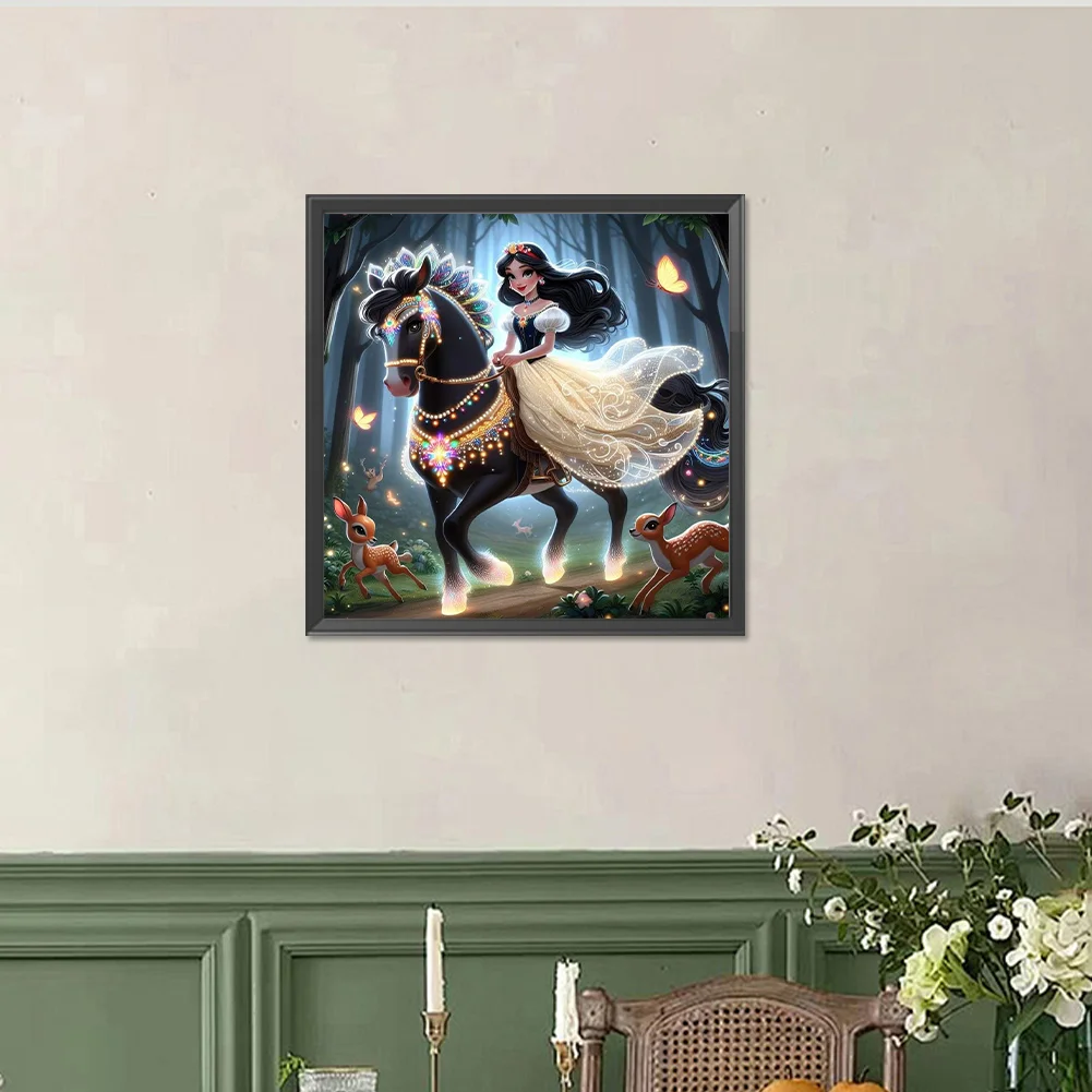 Diamond Painting - Full Round Drill - Princess Snow White(Canvas|40*40cm)