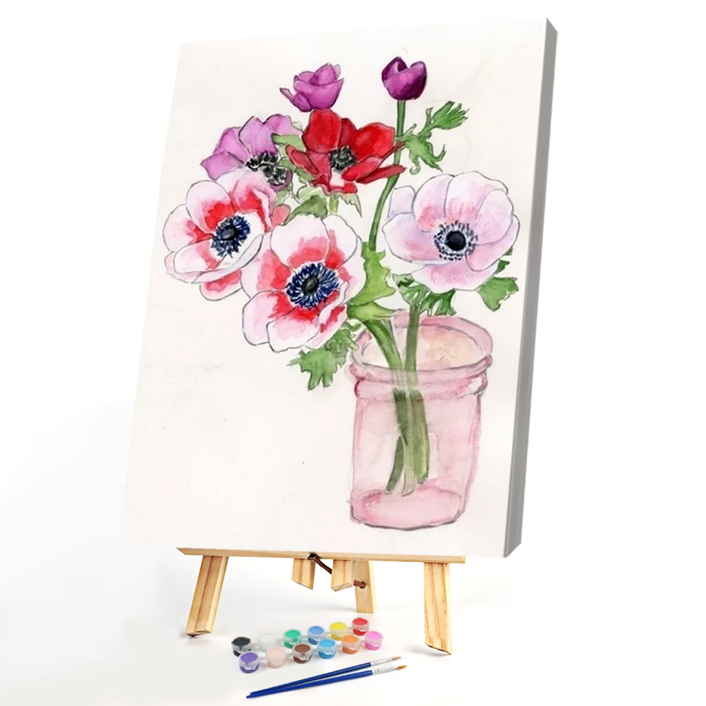 

30*40cm - Paint By Numbers - Flower, 501 Original