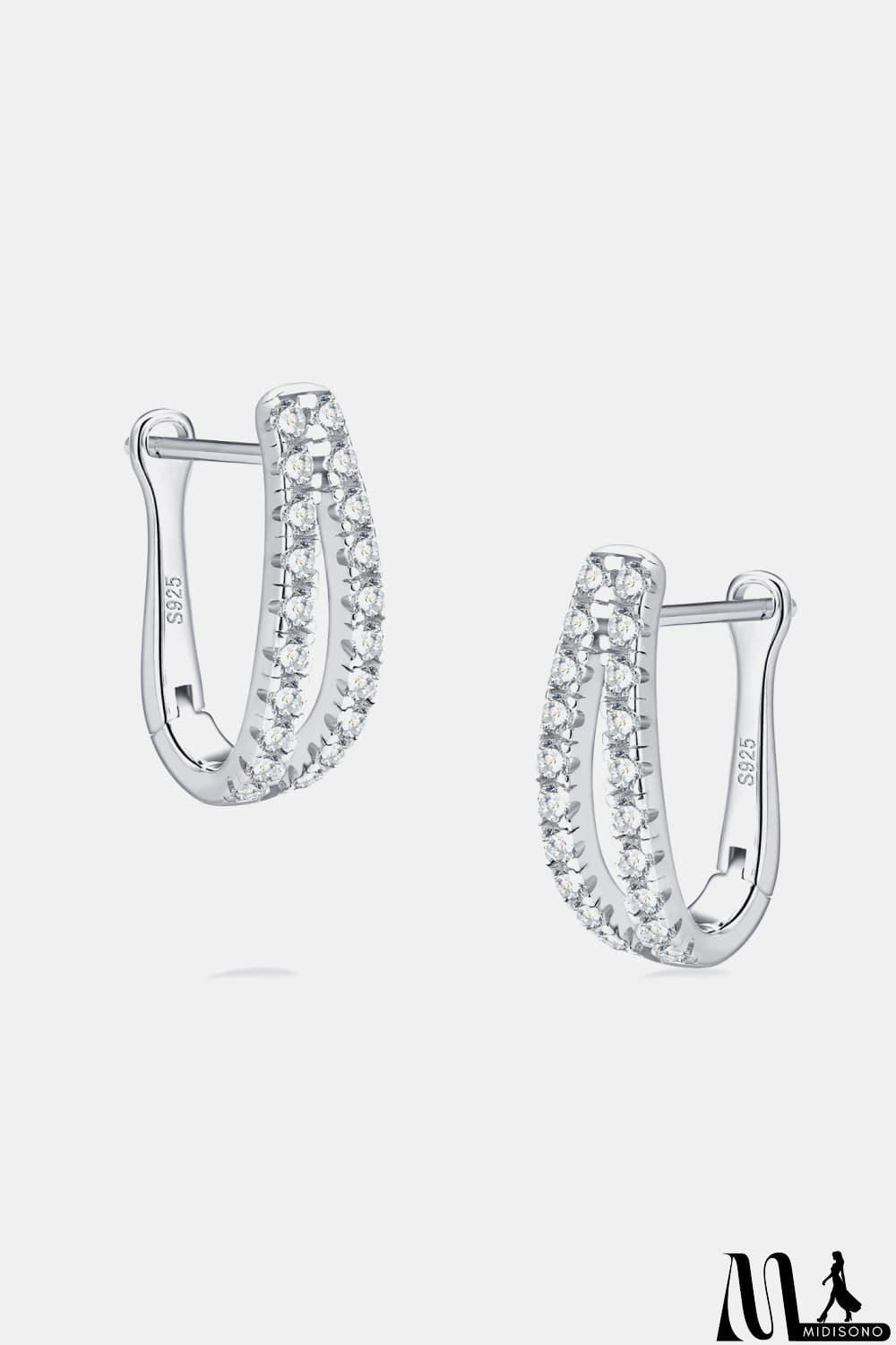 MidiSono - Moissanite 925 Sterling Silver Earrings