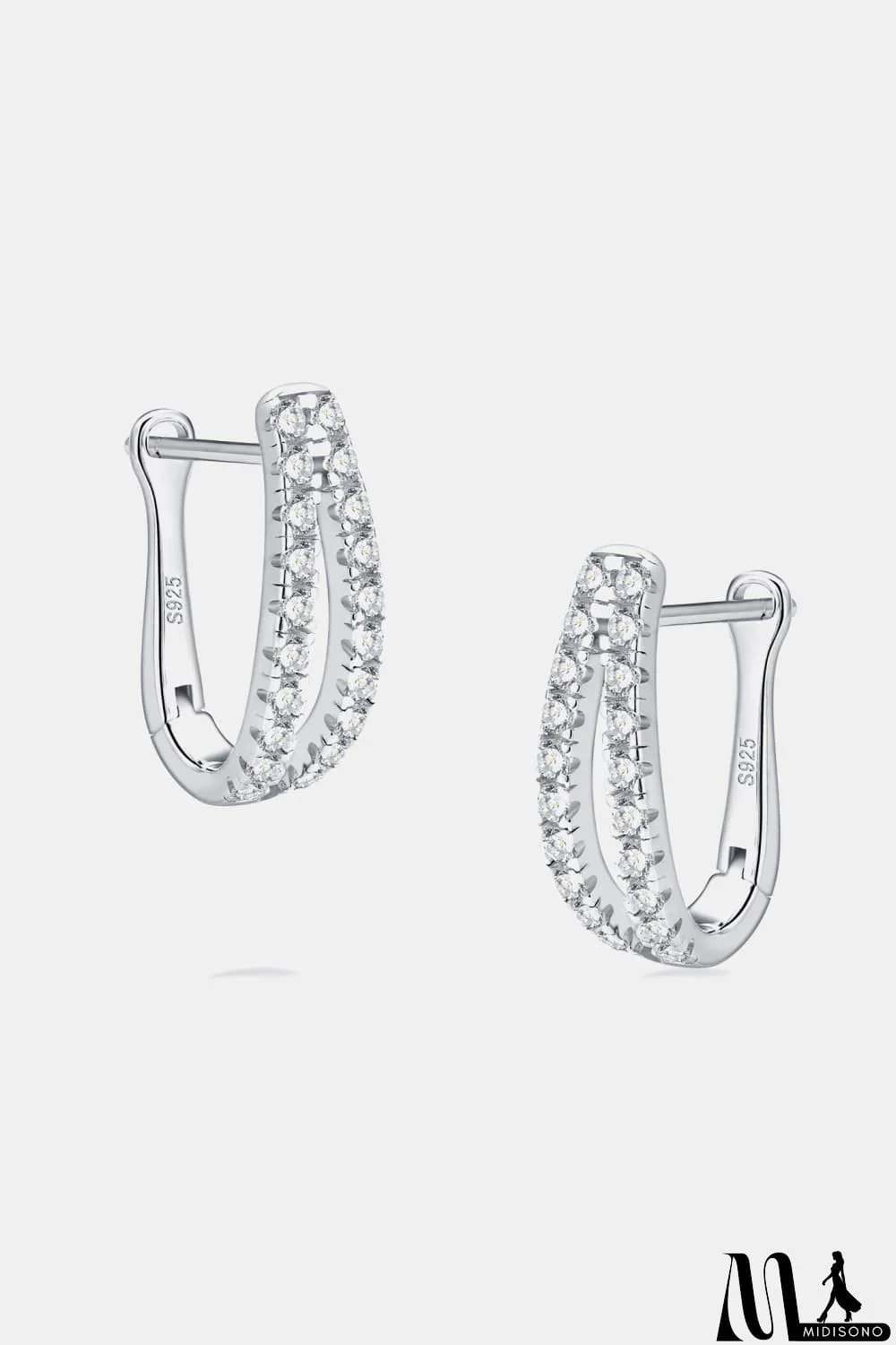 MidiSono - Moissanite 925 Sterling Silver Earrings