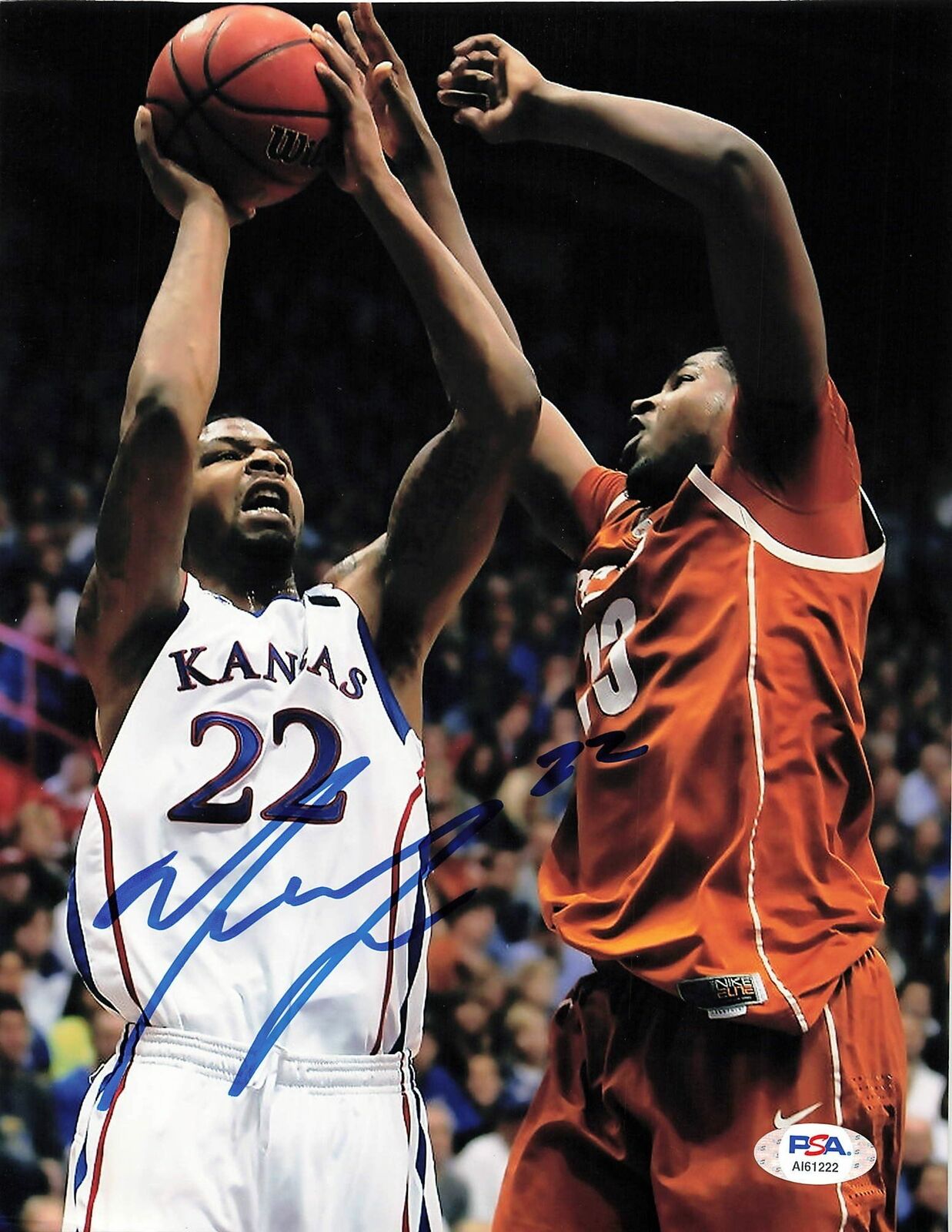 MARCUS MORRIS signed 8x10 Photo Poster painting PSA/DNA Kansas Jayhawks Autographed