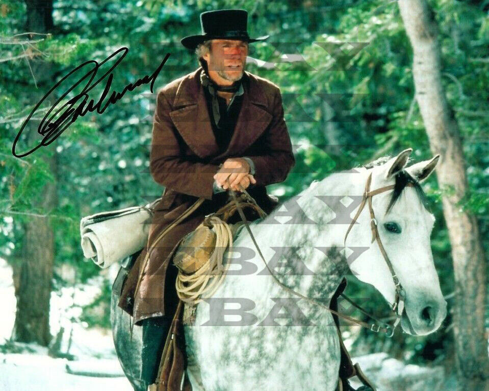 Clint Eastwood Autographed Signed 8x10 Photo Poster painting Reprint