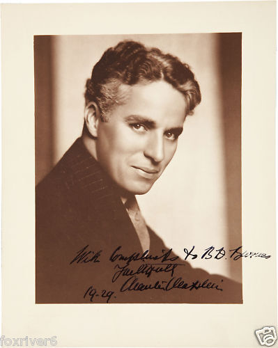 CHARLIE CHAPLIN Signed Photo Poster paintinggraph - Silent Film Star Comedy Actor - preprint