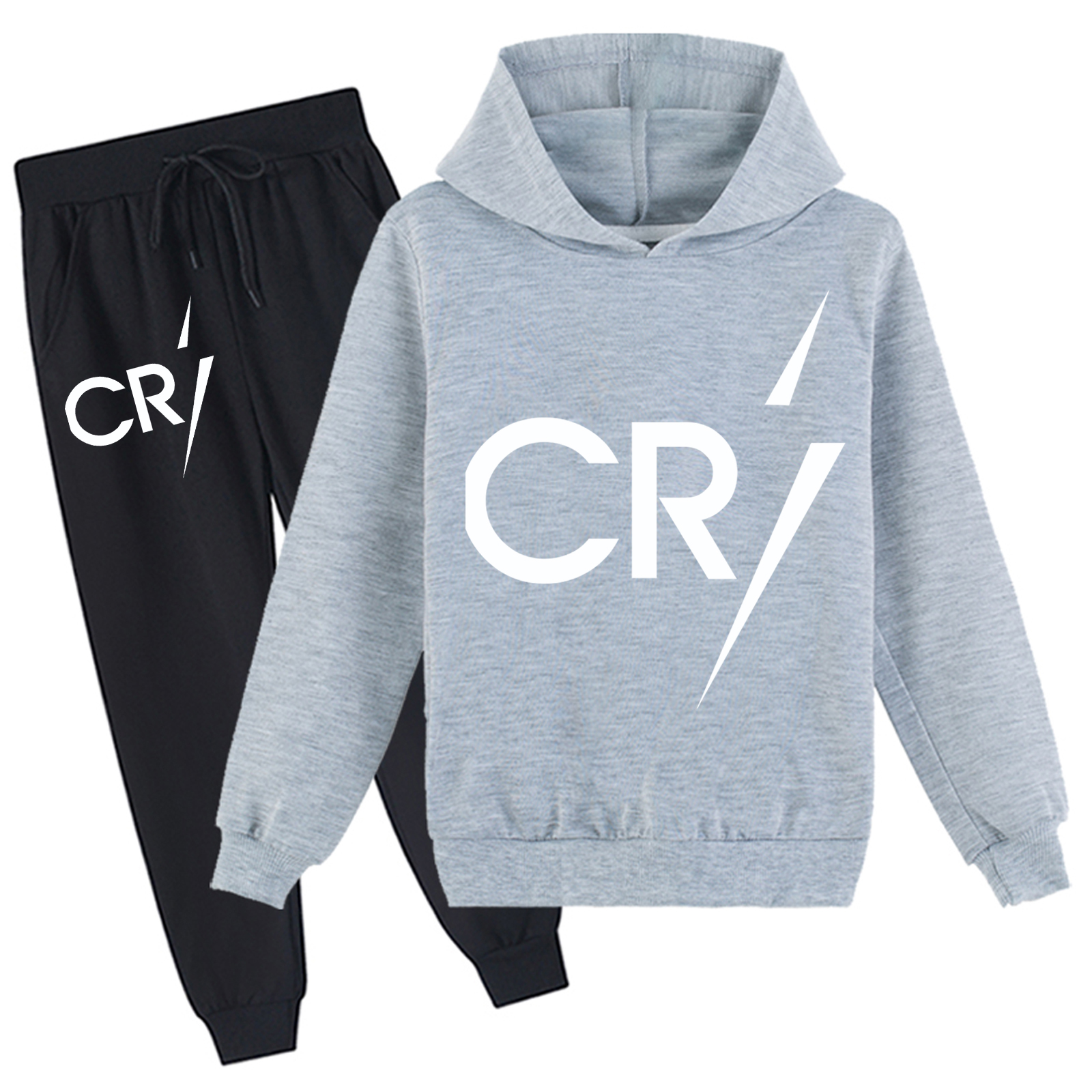 Mayoulove Cristiano Ronaldo Hoodie Set for Kids - Stylish Sportswear for Boys  Girls, Perfect Gift for Young Fans-Mayoulove