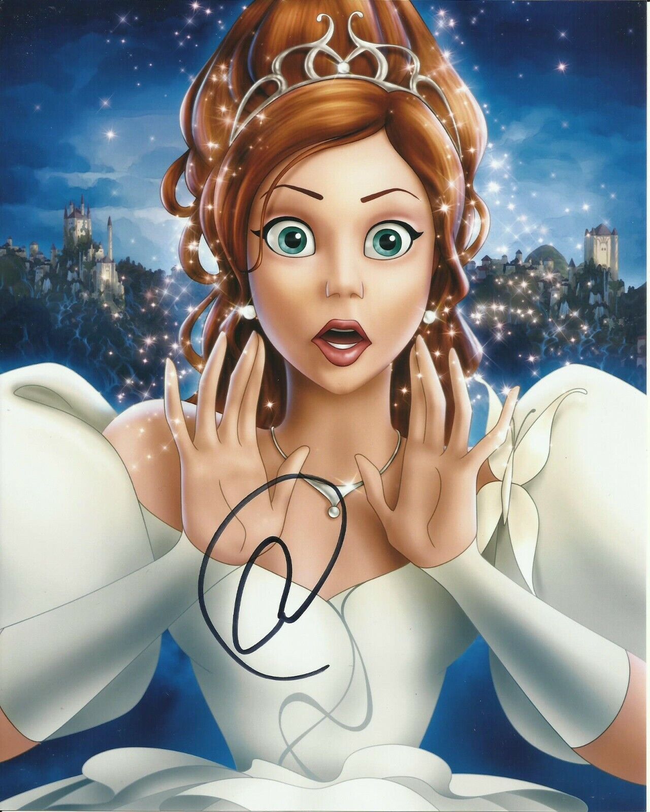 AMY ADAMS SIGNED ENCHANTED Photo Poster painting UACC REG 242 FILM AUTOGRAPHS (5)