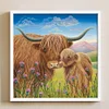 >SALE<Full Embroidery Eco-cotton Thread 14CT Counted Yak Cross Stitch Kit 40x40cm