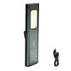 Rechargeable Mini LED Flashlight W/ Magnetic&Clip for Home Camping Emergency Use