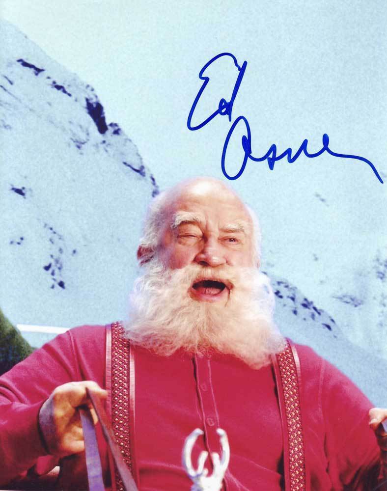 Ed Asner AUTHENTIC Autographed Photo Poster painting SHA #97300