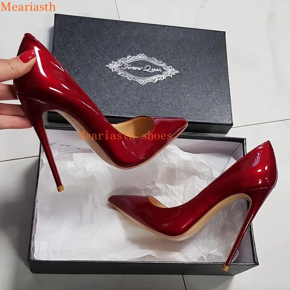 Qengg 2023 Sexy Women Pumps Spring/Autumn High heels Pointed Toe orange Wedding Shoes Sexy High Heel shoes for Women Pumps 217-1