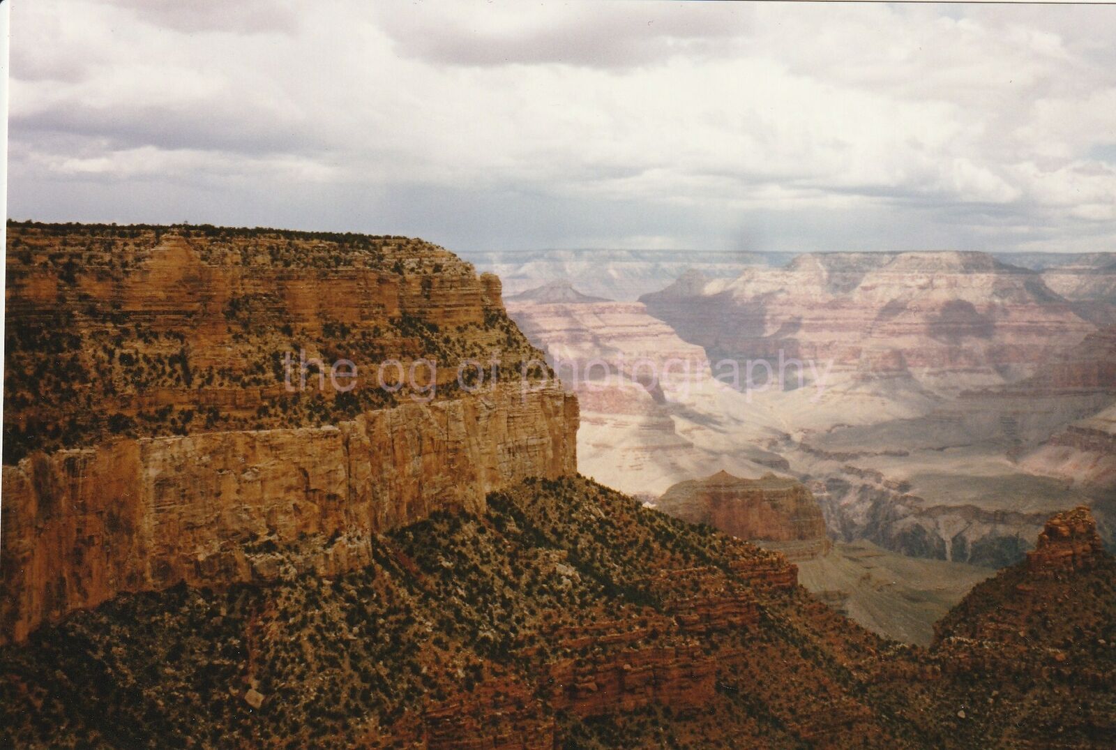 Grand Canyon FOUND Photo Poster paintingGRAPH ColorOriginal VINTAGE 93 4 U