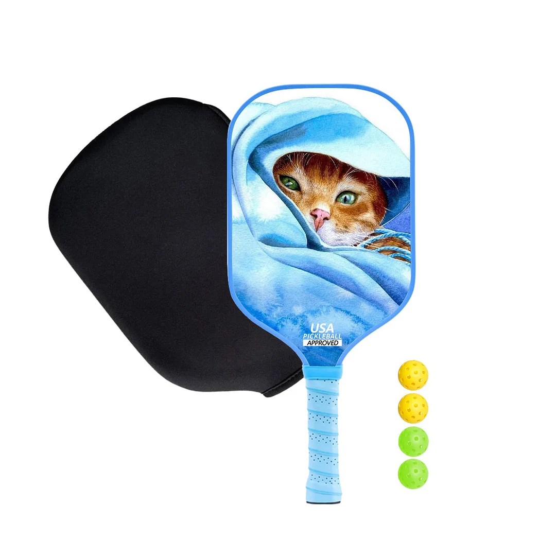 Original Paddle (16mm) T700 Sandblasted Carbon Fiber-Cute Cat Paddle