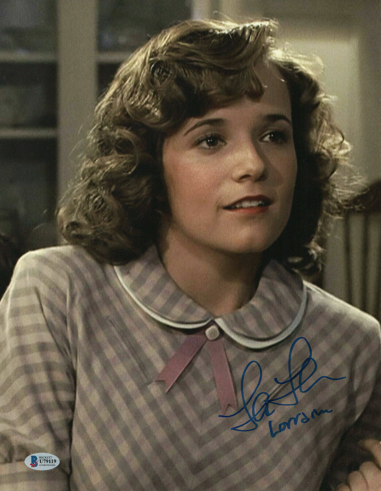 Lea Thompson Lorraine in Back to the Future signed 11x14 Photo Poster painting BAS Beckett COA