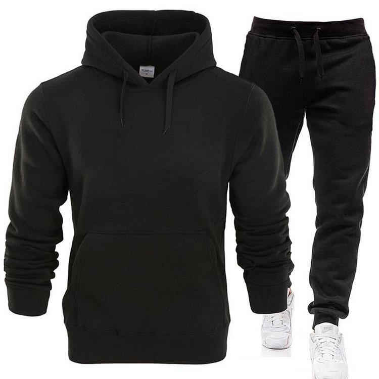 Print Letter Hoodie Casual Fall Men's Outfit