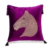 Horse Velvet Home Living Creative Cushion Pillow Cover