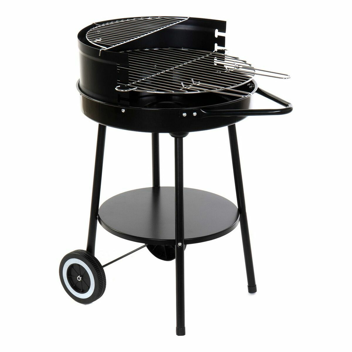 Coal Barbecue with Wheels DKD Home Decor Black (Refurbished B)