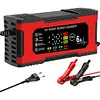 12V 6A Car Battery Charger LCD Display Car Battery Maintainer for Car Motorcycle