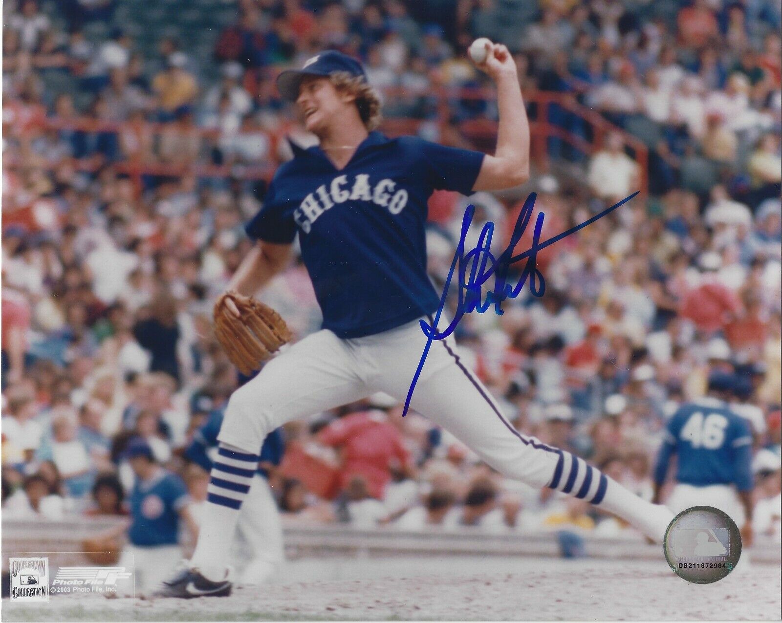 Signed 8x10 STEVE TROUT Chicago White Sox Autographed Photo Poster painting - COA