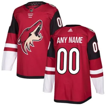 Men's  Arizona Coyotes Personalized Authentic Red Home Stitched NHL Jersey