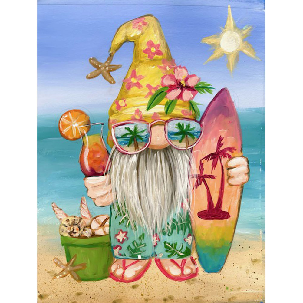 Seaside Resort Goblins 30*40CM(Canvas) Full Round Drill Diamond Painting gbfke