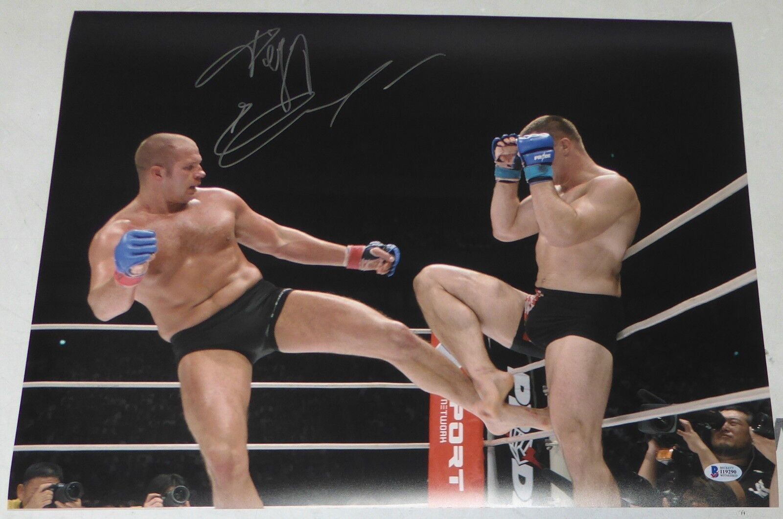 Fedor Emelianenko Signed 16x20 Photo Poster painting BAS Beckett COA Pride FC Picture vs Cro Cop