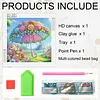Abstract Special Shaped 5D DIY Partial Drill Diamonds Dots Gem Art Kits for Adults Beginners Home Decor Diamonds Paintings Gem Art 11.81 X11.81inch