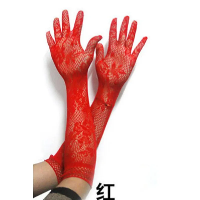 Churchf Cloud Lingerie Lady Bridal Glove Seduction Web Of Brothed With Finger Sleeve Spider Lace Gloves