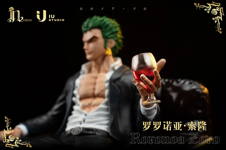 PRE-ORDER IN x IU STUDIO ONE PIECE SUIT THUG SERIES 3. ZORO Statue(GK)