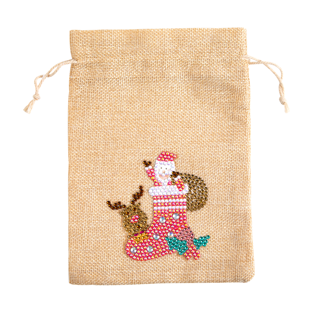 

Christmas Linen Gift Bag - 5D DIY Craft Fashion Accessories, 501 Original