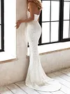 White Color Sequined Bandeau Wedding Maxi Dress
