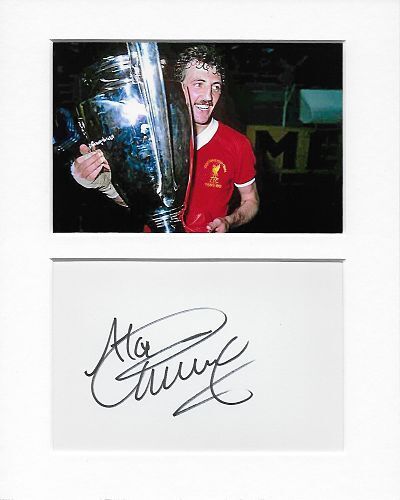 Alan Kennedy liverpool genuine authentic signed autograph mounted Photo Poster painting display