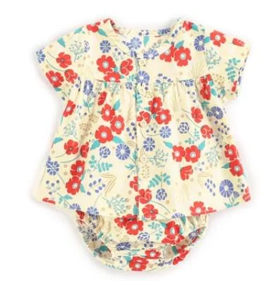 Baby Girls Clothes Set 2021 New Flower T-shirt+PP Shorts Summer Newborn Baby Girls Clothes Infant Baby Girls Clothing Suit