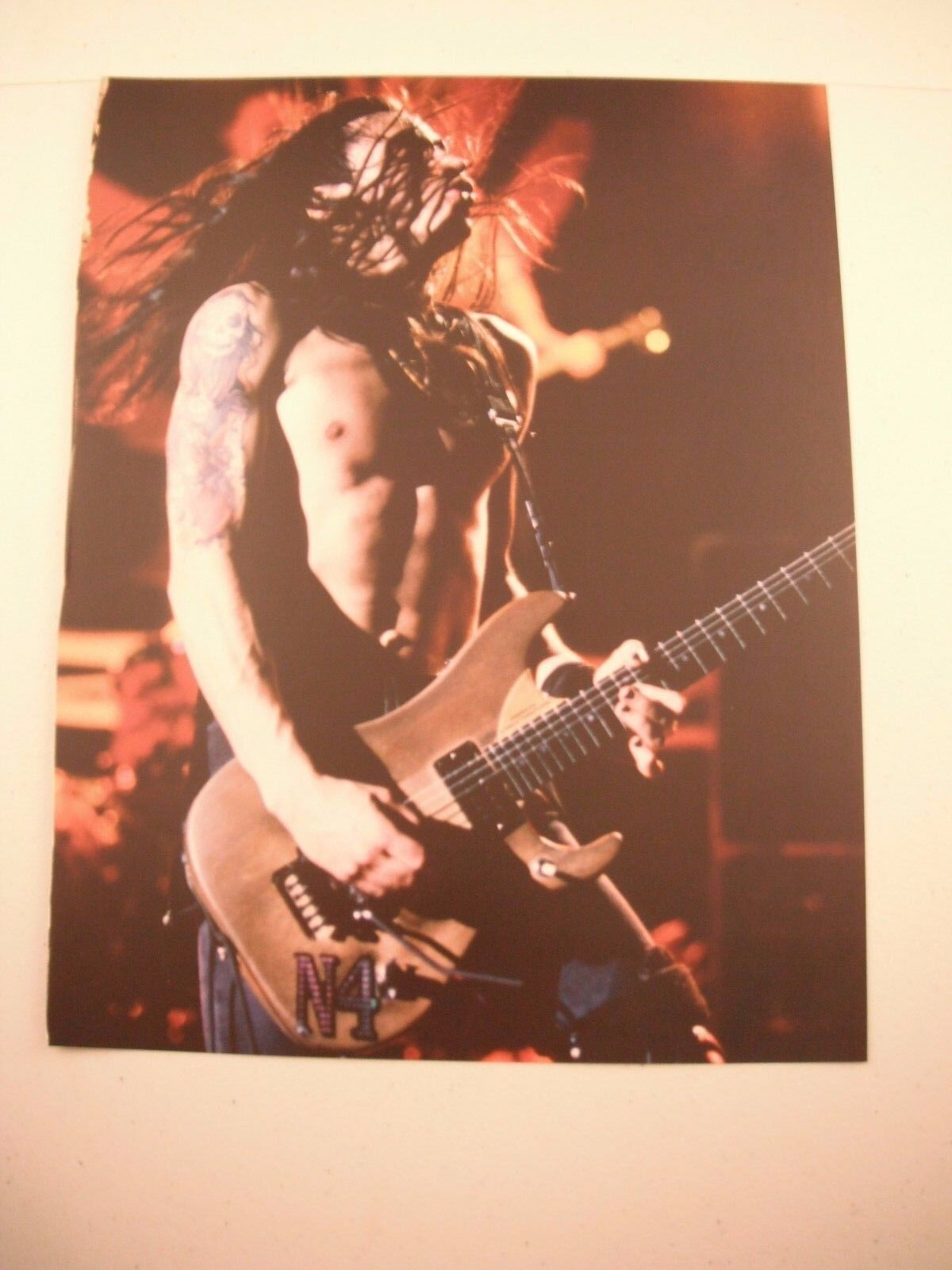 Nuno Bettencourt Guitarist 12x9 Coffee Table Book Photo Poster painting Page