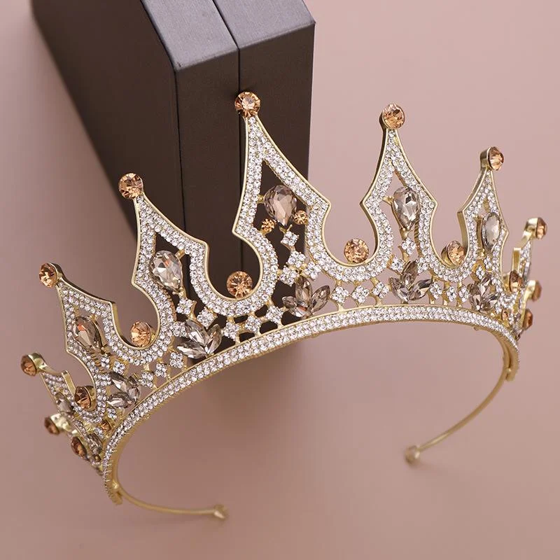 Elegant rhinestone wedding crown tiara